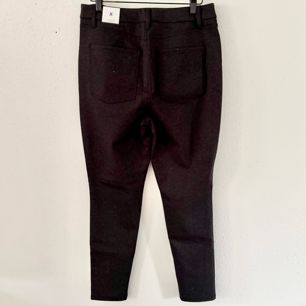 New WHBM High-Rise Skinny Jeans in Grey Women's Size 8 Soft Denim Knit Stretch - Picture 4 of 6